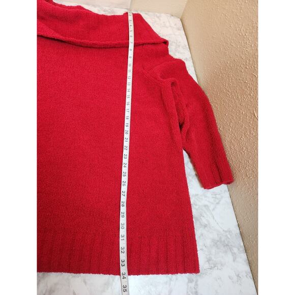 Catherines Women's Red Shawl Neck Knit Pullover Sweater Size‎ 2X - Picture 5 of 5